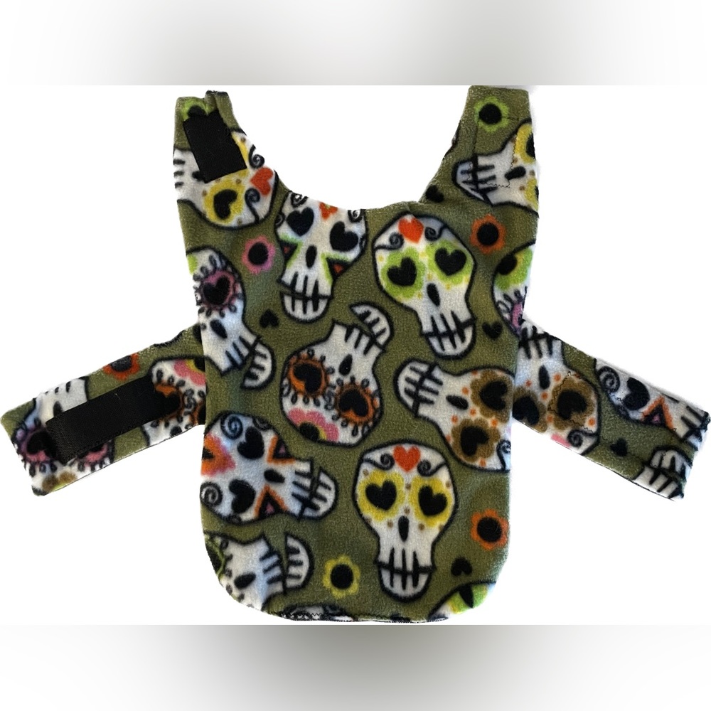 Sugar Skull Dog Rain Jacket (Size S) ☔️💀